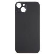 For iPhone 15 Plus Glass Battery Back Cover(Black)