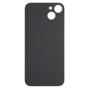 For iPhone 15 Plus Glass Battery Back Cover(Black)