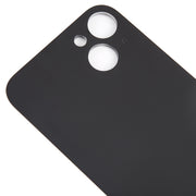 For iPhone 15 Plus Glass Battery Back Cover(Black)