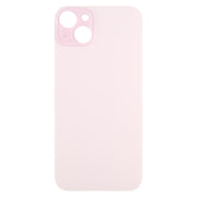 For iPhone 15 Plus Glass Battery Back Cover(Pink)