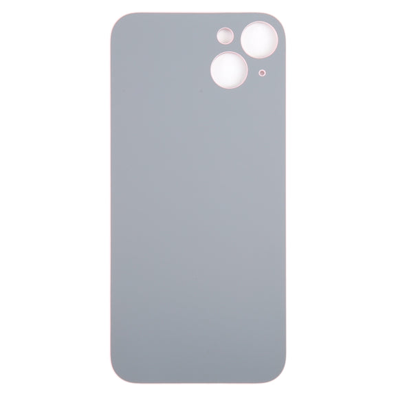 For iPhone 15 Plus Glass Battery Back Cover(Pink)