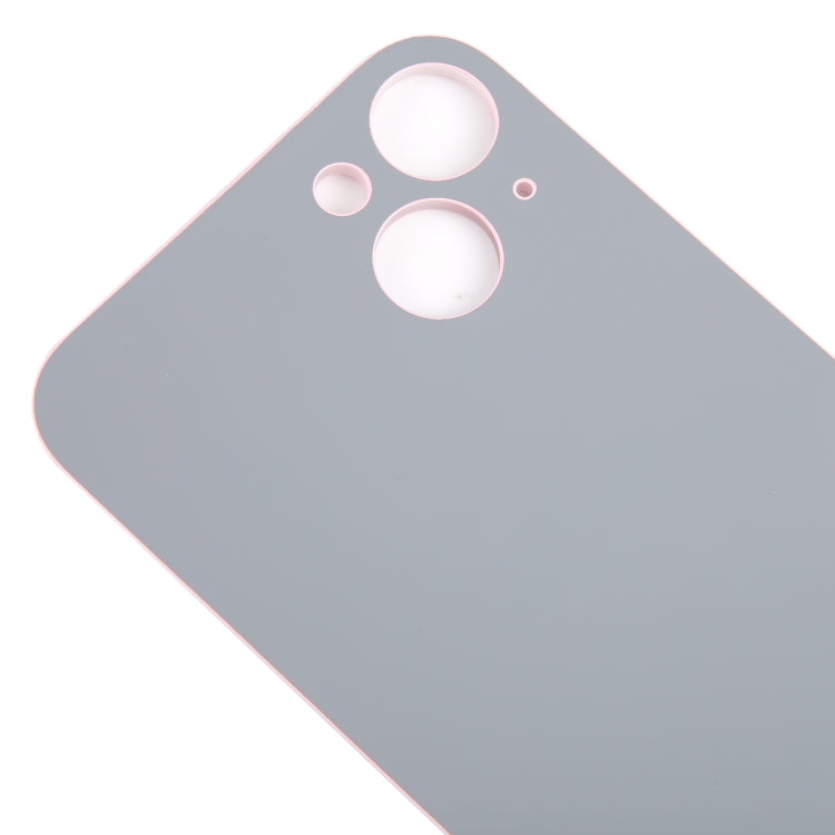 For iPhone 15 Plus Glass Battery Back Cover(Pink)