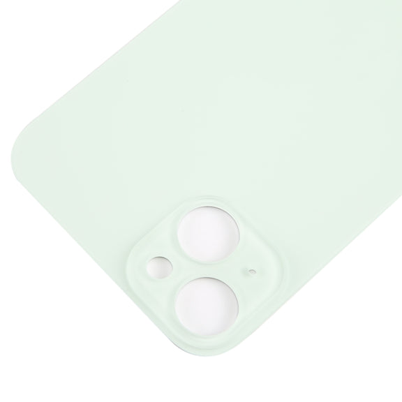 For iPhone 15 Plus Glass Battery Back Cover(Green)
