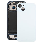 For iPhone 15 Plus Glass Battery Back Cover(Blue)