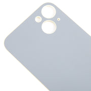For iPhone 15 Plus Glass Battery Back Cover(Yellow)
