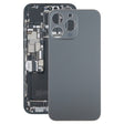 For iPhone 15 Pro Glass Battery Back Cover(Black) - free shipping - PMC TechLife - Order now!