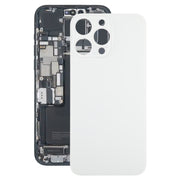 For iPhone 15 Pro Glass Battery Back Cover(White)