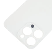 For iPhone 15 Pro Glass Battery Back Cover(White)