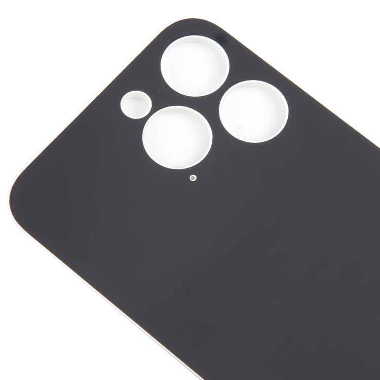For iPhone 15 Pro Glass Battery Back Cover(White)