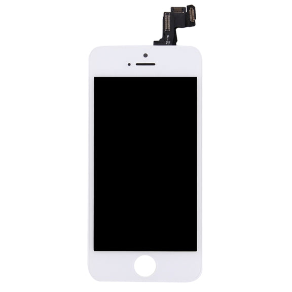 TFT LCD Screen for iPhone 5S Digitizer Full Assembly with Front Camera (White)
