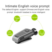 Fineblue F910 CSR4.1 Retractable Cable Caller Vibration Reminder Anti-theft Bluetooth Headset(Red)
