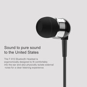 Fineblue F910 CSR4.1 Retractable Cable Caller Vibration Reminder Anti-theft Bluetooth Headset(Red)