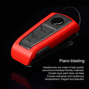 Fineblue F910 CSR4.1 Retractable Cable Caller Vibration Reminder Anti-theft Bluetooth Headset(Red)