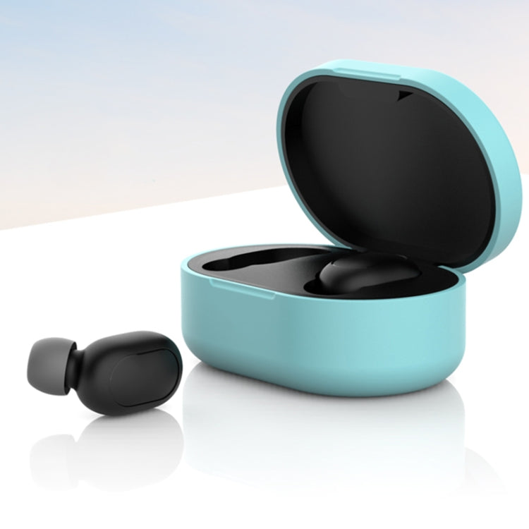 Silicone Charging Box Protective Case for Xiaomi Redmi AirDots / AirDots S / AirDots 2(Mint Green)
