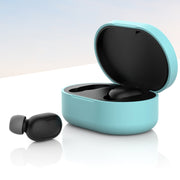 Silicone Charging Box Protective Case for Xiaomi Redmi AirDots / AirDots S / AirDots 2(Mint Green)