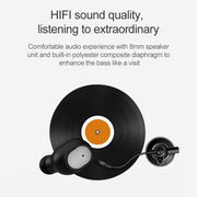 Q2 TWS Bluetooth 5.0 Binaural Stereo Wireless Sports Bluetooth Earphone(Black)