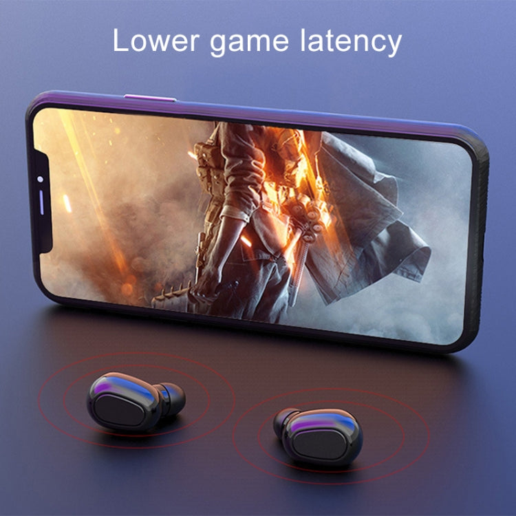 L-21 9D Sound Effects Bluetooth 5.0 Touch Wireless Bluetooth Earphone with Charging Box, Support HD Call (Pink)