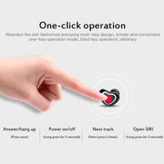 X7 Bluetooth 4.1 Mini Invisible Wireless Sports Bluetooth Earphone with Charging Box (Flesh Color)