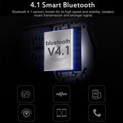 X7 Bluetooth 4.1 Mini Invisible Wireless Sports Bluetooth Earphone with Charging Box (Red)