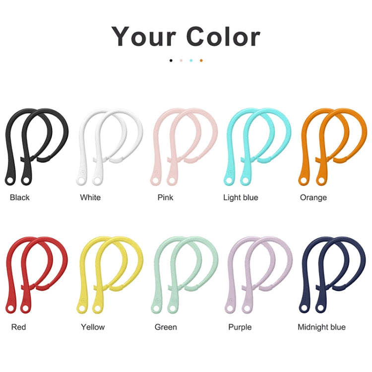 For AirPods 1 / 2 / Pro Anti-lost Silicone Earphone Ear-hook(Dark Blue)