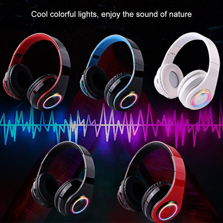 B39 Wireless Bluetooth V5.0 Headset (Black Red)
