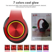 B39 Wireless Bluetooth V5.0 Headset (Red)