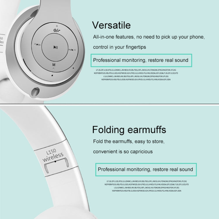 L150 Wireless Bluetooth V5.0 Headset (Rose Gold)