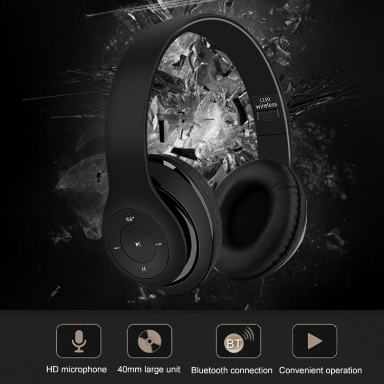 L150 Wireless Bluetooth V5.0 Headset (Silver)