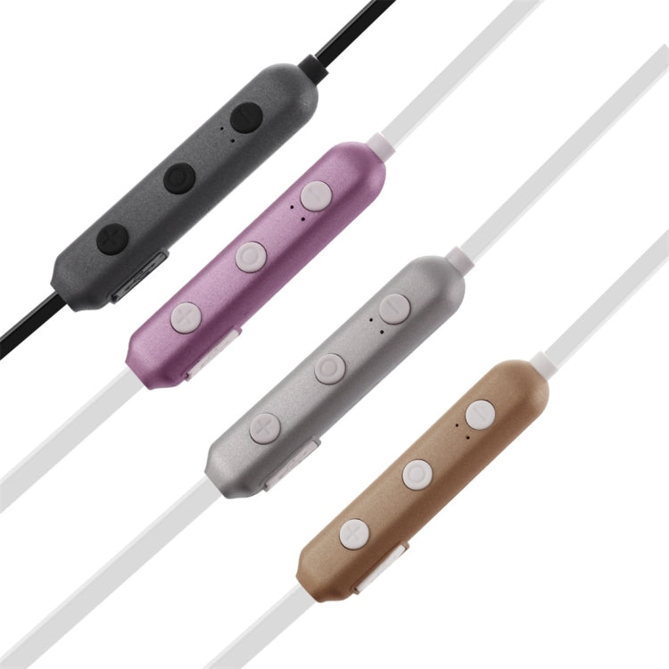 BT-890 Bluetooth 4.2 Hanging Neck Design Bluetooth Headset, Support Music Play & Switching & Volume Control & Answer(Gold)