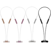 BT-900 Bluetooth 4.2 Hanging Neck Design Bluetooth Headset, Support Music Play & Switching & Volume Control & Answer(Rose Gold)