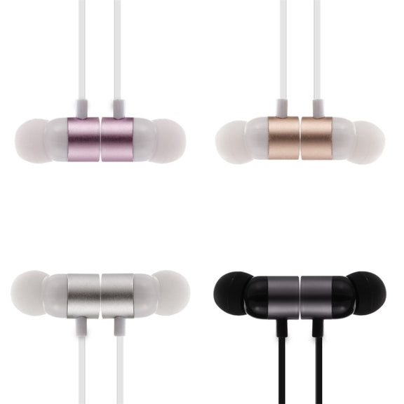 BT-900 Bluetooth 4.2 Hanging Neck Design Bluetooth Headset, Support Music Play & Switching & Volume Control & Answer(Rose Gold)