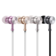 F3 Bluetooth 4.2 Hanging Neck Design Bluetooth Headset, Support Music Play & Switching & Volume Control & Answer(Rose Gold)