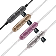 F3 Bluetooth 4.2 Hanging Neck Design Bluetooth Headset, Support Music Play & Switching & Volume Control & Answer(Rose Gold)
