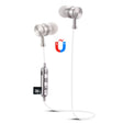 F3 Bluetooth 4.2 Hanging Neck Design Bluetooth Headset, Support Music Play & Switching & Volume Control & Answer(Silver) - Neck-mounted Earphone by PMC TechLife | Online Shopping South Africa | PMC TechLife
