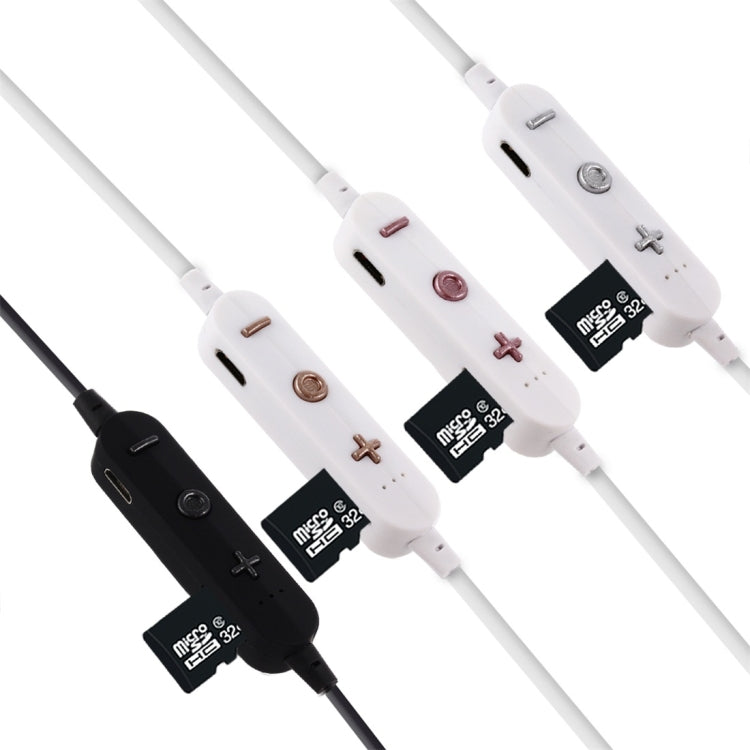 F15 Bluetooth 4.2 Hanging Neck Design Bluetooth Headset, Support Music Play & Switching & Volume Control & Answer(Silver)