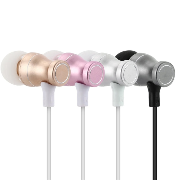 F106 Bluetooth 4.2 Hanging Neck Design Bluetooth Headset, Support Music Play & Switching & Volume Control & Answer(Gold)