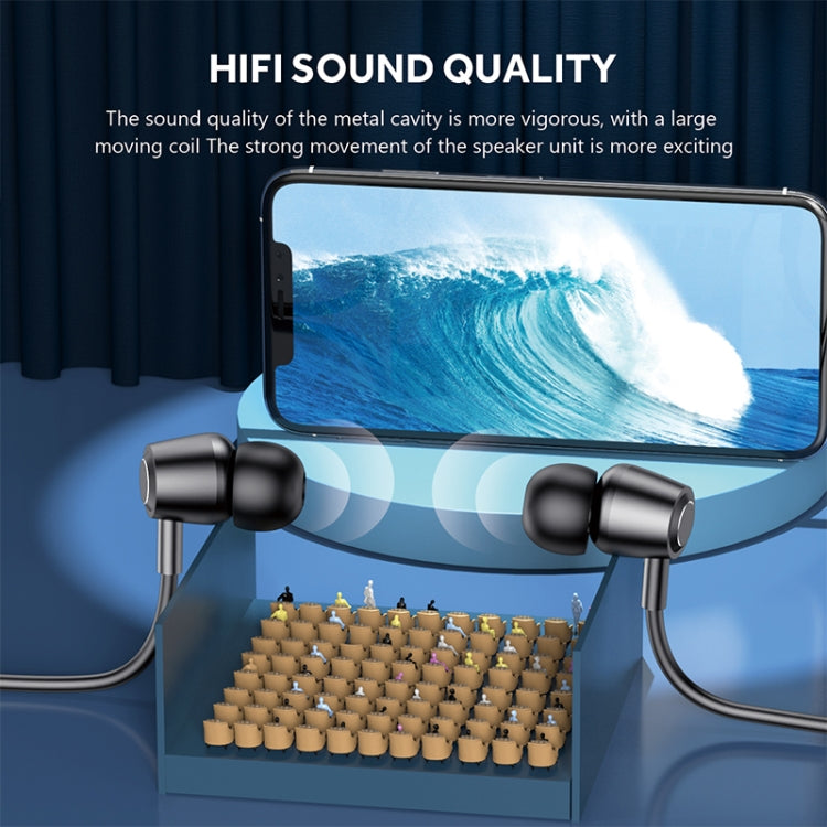 A10 Bluetooth 5.0 Neck-mounted Sport Wireless Bluetooth Earphone (Black)