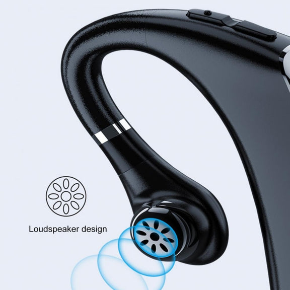 DS800 Bluetooth 5.0 Universal Hanging Ear Style Business Sports Wireless Bluetooth Earphone, Upgrade Version (Red)