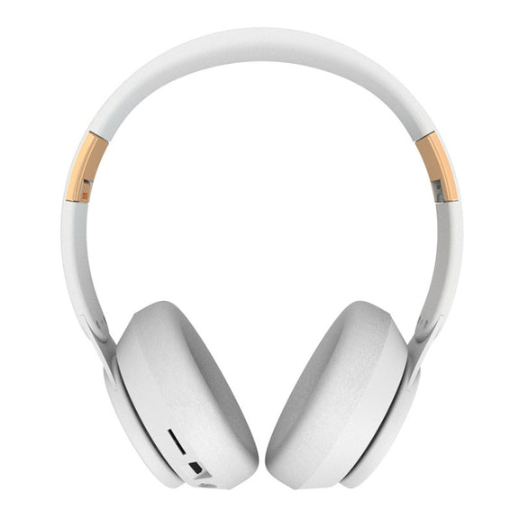 07S Folding Sports Computer Games Wireless Bluetooth V5.0 Headset with Mic (White)