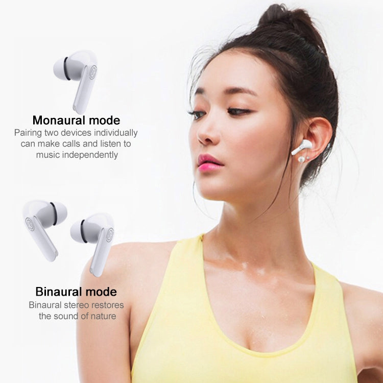 ETE-13 Mini Binaural Stereo Bluetooth 5.0 Sports Earphones (White)
