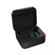 ETE-16 TWS Semi-In-Ear Digital Display Sports Bluetooth Earphones (Black)