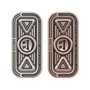 D MOOSTER D15 IPX4 Wireless Bluetooth 5.3 Earphone Fingertip Spinner (Bronze)