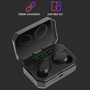 DT-14 Wireless Two Ear Bluetooth Headset Supports Touch & Smart Magnetic Charging & Power On Automatic Pairing(Pink)