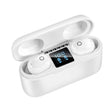 Dt-18 Wireless Two Ear Bluetooth Headset With 2000mAh Charging Cabin & Touch & Intelligent Magnetic Suction Charging (White) - Bluetooth Earphone by PMC TechLife | Online Shopping South Africa | PMC TechLife