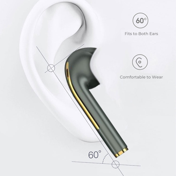 T&G J18 Bluetooth 5.1 TWS Wireless Binaural Bluetooth Earphone with Charging Box (Black)