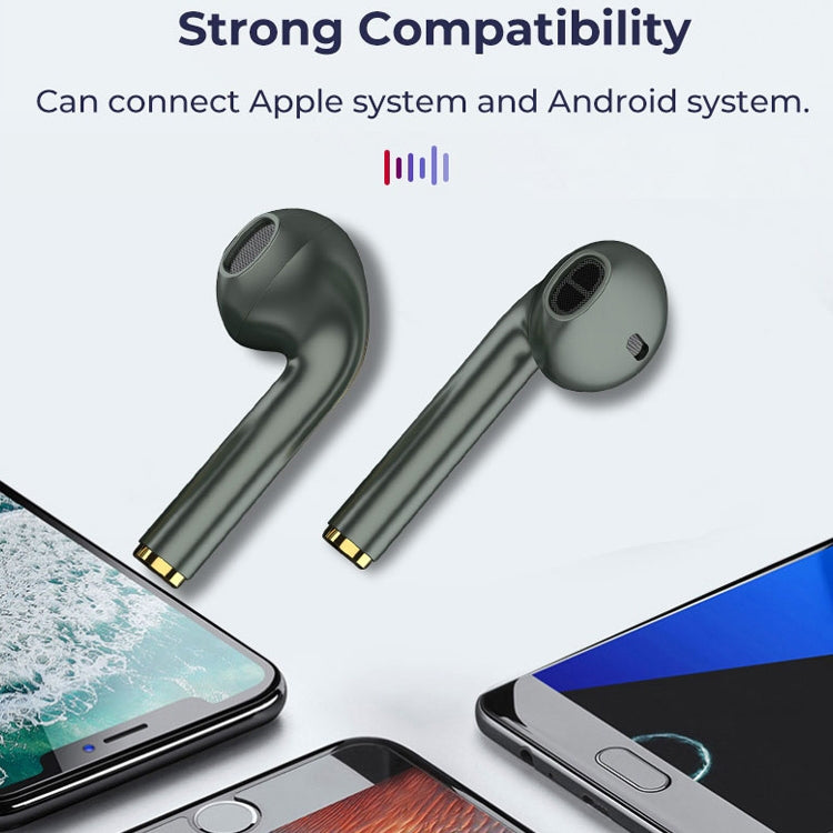 T&G J18 Bluetooth 5.1 TWS Wireless Binaural Bluetooth Earphone with Charging Box (Black)