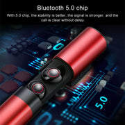 Drawer Type S2 Ear-in TWS Bluetooth V5.0 Wireless Earphones(Grey)