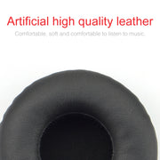For JBL Synchros S400BT Headphones Imitation Leather + Memory Foam Soft Earphone Protective Cover Earmuffs, One Pair(White)