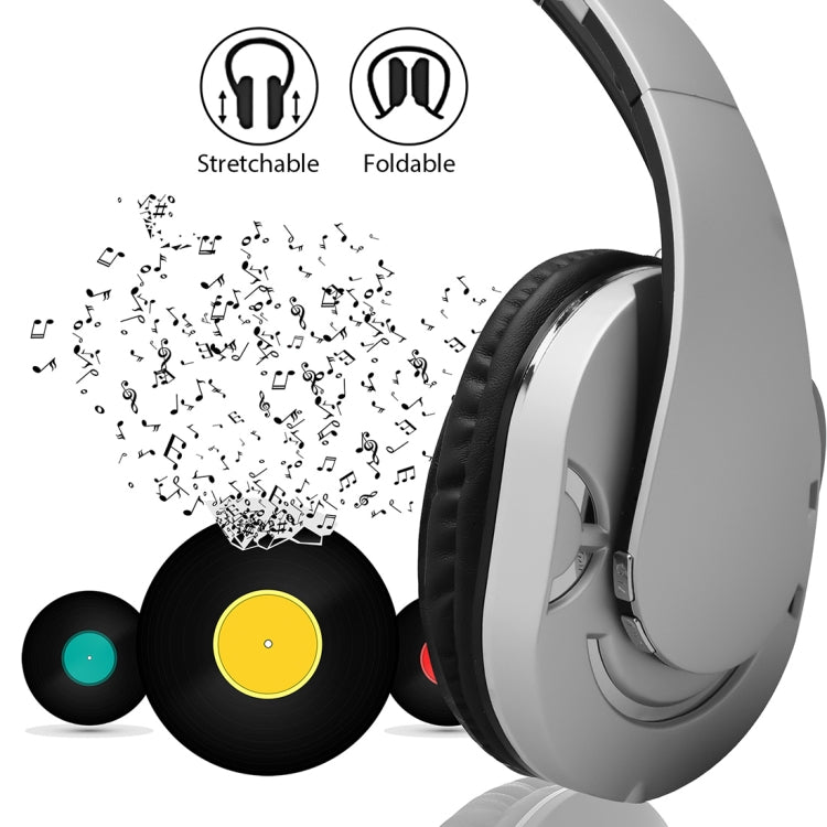 BTH-878 Foldable Wireless Bluetooth V4.1 Headset Stereo Sound Earphones (Pink)