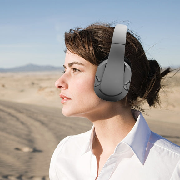 BTH-878 Foldable Wireless Bluetooth V4.1 Headset Stereo Sound Earphones (Silver)